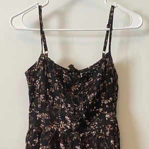 NEW Banana Republic Ruched Mini Dress Black M Petite